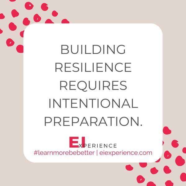 Building resilience requires intentional preparation