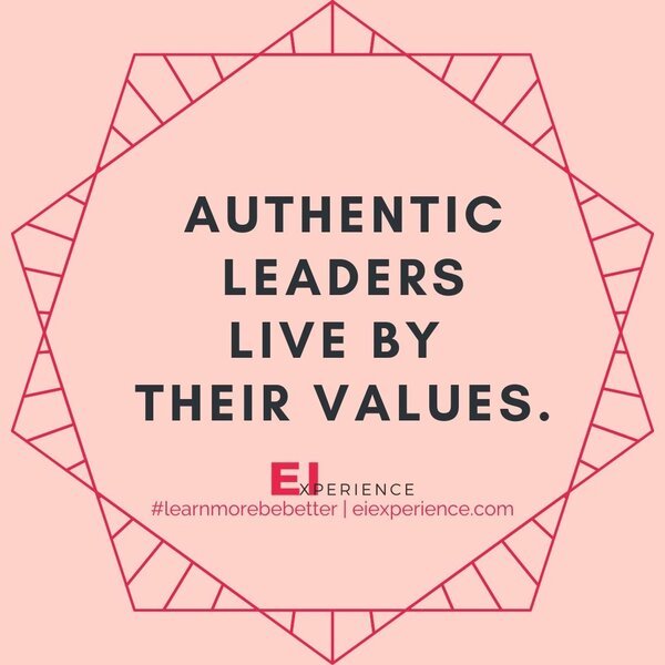 Authentic Leaders Live by their values